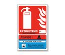 Panneau lutte incendie classe feu A