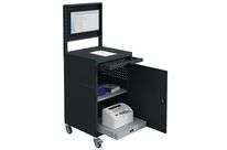 Sofame - Armoire Informatique d&amp;#039;Atelier Modulinfo - Acier Anthracite - Mobile &amp;amp; Éco-responsable - Charge 450kg