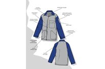 Blouson bicolore impulsion