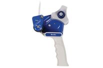 Manutan Expert - Dévidoir ruban adhésif usage intensif - 250x140x60 mm - Bleu - Acier/Plastique