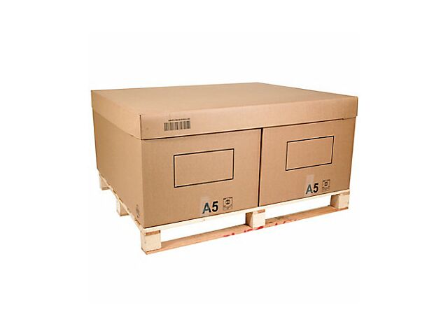 Coiffe pour caisse carton palettisable C2A, C1A et C2B - 1200 x 1000 x 100 mm