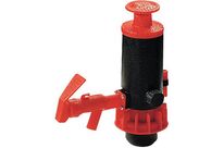 Pompe manuelle pour fût - Pompe de transfert rouge - Corps Polypropylène - Tube 1000mm - Usage industriel