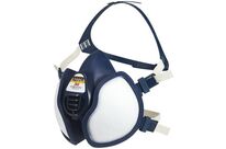 3M - Demi-masque respiratoire 4277+ FFABE1P3 RD - Protection gaz acides et particules - Taille unique