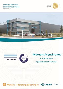 Applications et services moteurs électriques haute tension IP55