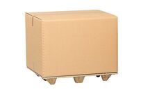 Caisse-palette carton - Triple cannelure 1200x800x900 mm - Carton kraft Havane - Recyclable 100%