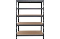 Manutan Expert - Rayonnage léger Rapid 3 Évolution 1800x1200x450mm Anthracite - 5 Tablettes Aggloméré - Charge 250kg/tablette - 10 ans Garantie