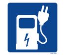 Panneau borne de rechargement véhicule électrique