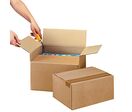 Caisse carton à fond classique et à hauteur variable - 450 x 320 x 140/260 mm