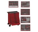 Servante rouge foam mini master set 8 tiroirs Teng Tools TCEMM385N8