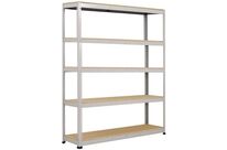 Manutan Expert - Rayonnage Rapid 1 Charge Lourde - 1980x2440x610mm - 5 Niveaux - 545kg/Niveau - Montage Facile