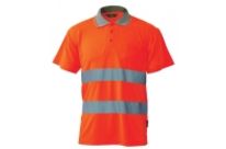 Polo Haute Visibilité À Manches Courtes