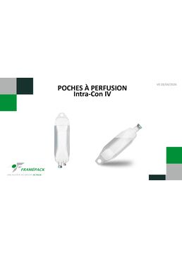 POCHE PLASTIQUE A PERFUSION