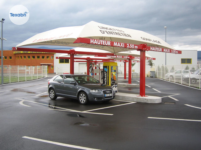 Abri centre de lavage