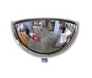 Kaptorama - Miroir Panoramique Demi-Cercle 800mm Plexi+ - Vision 180° Intérieur/Extérieur - Sécurité Durable