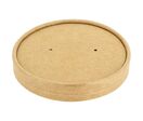 Couvercle en carton kraft brun X500 Firplast