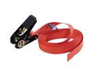 Manutan Expert - Sangle d'arrimage cliquet - 5m, 350 kg CMU, Rouge - Sécurité et Fiabilité
