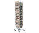 Présentoir Presam Echelles Presse 20 Cases / Pied à Roulettes
