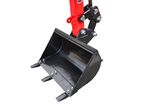 Godet de terrassement 600 mm - 3 dents pour mini-pelles ATV MW Tools GMAC2