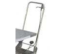 Table élévatrice mobile manuelle semi inox