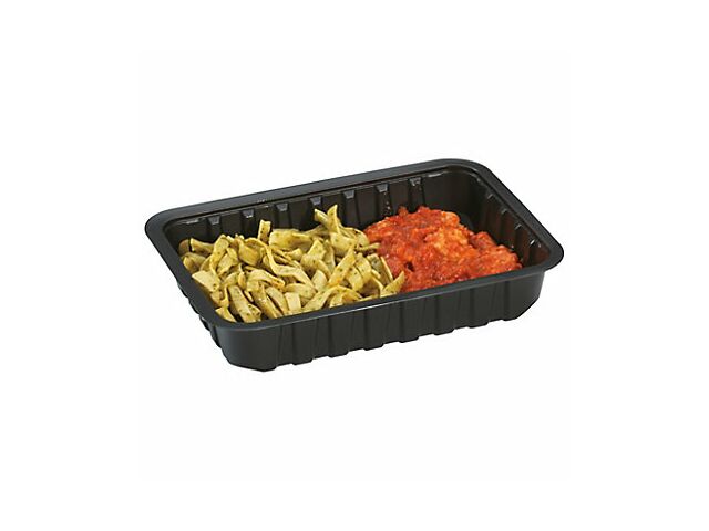 Barquette scellable noire - GRAND FORMAT 1600 cc