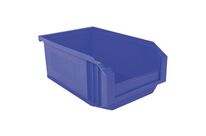 Novap - Bac à bec plastique 23L Bleu - Polypropylène résistant - Gerbable 4/1 - Idéal stockage