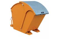 Benne basculante avec couvercle bombé