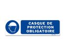 Panneau port du casque obligatoire