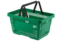 Panier de course en plastique à double poignée pliable | EK-4330-DG 