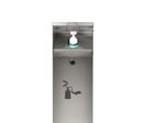Station de désinfection des mains sans poubelle HDS 124