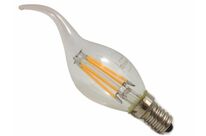 Ampoule E14 LED Flamme Filament 6W 220V 360° - Blanc Chaud 2300K - 3500K