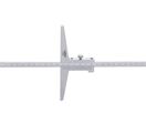 Jauge de profondeur en acier inoxydable chromé mat 1/20 mm DIN862 avec échelle réversible 300 mm Limit DEPREV300