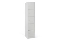Vestiaire multicases 5 cases superposées standard - Larg. 400 mm