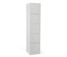 Vestiaire multicases 5 cases superposées standard - Larg. 400 mm