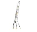 Échelle coulissante à corde à 2/3 plans avec stabilisateurs | CIV-CE-C2 et CIV-CE-C3 