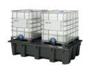 Bac de rétention pour 2 IBC – 1 050 litres | CIVBR-1050