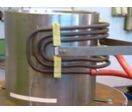 Préchauffage des soudures avec des appareils à induction 80 kva ITC WELDOTHERM