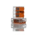 Connecteur à levier WAGO, 3 pôles Câble Cuivre 32A Polycarbonate 12AWG, 24 AWG