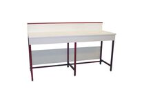 Paillasse de laboratoire - Stratifié avec dosseret - 180x75 cm - Hauteur 90 cm - Garantie 3 ans