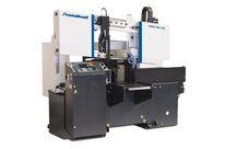 Scie à ruban automatique CNC à double colonne pour métaux capacité 400 mm 3 kW 400V variateur 20-100 m/min Metallkraft HMBS400CNC