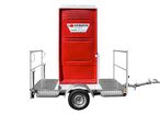 Cabine sanitaire nomade ou sédentaire | CABINE WC sur remorque