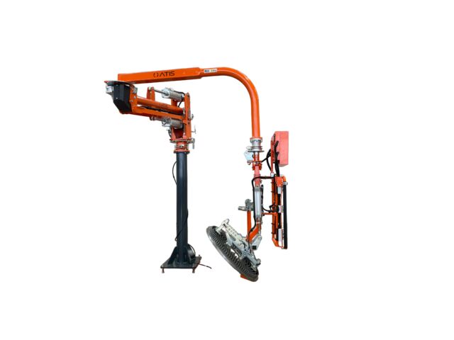 Manipulateur pneumatique | ATISmirus 200 pour la manutention de plaques métalliques
