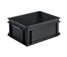 UTZ - Bac antistatique norme Europe 400x300x170mm - 15L - Polypropylène - Gerbable - Noir
