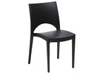 Chaise June En Polypropylène Coqcol.:noir Ass. L:48 Cm