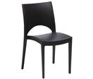 Chaise June En Polypropylène Coqcol.:noir Ass. L:48 Cm