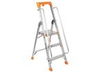 Manutan Expert - Escabeau Professionnel Aluminium 3 Marches avec Rampe - Charge Max 150kg - Norme EN 131 - Hauteur d'Accès 2.66m