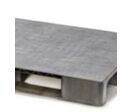 Palette plastique Eco 1200x800 pleine PP Recyclé