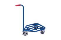 Chariot col de cygne avec plateau tubulaire