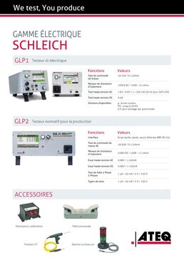 Testeur électrique sécurité et fonctionnels
