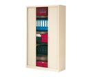 Armoire rideau beige Haute L.1200 mm
