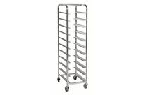 Kongamek - Chariot pour bacs normalisés L460xl590 xH1880mm - 11 plateaux - 150 kg - Gris